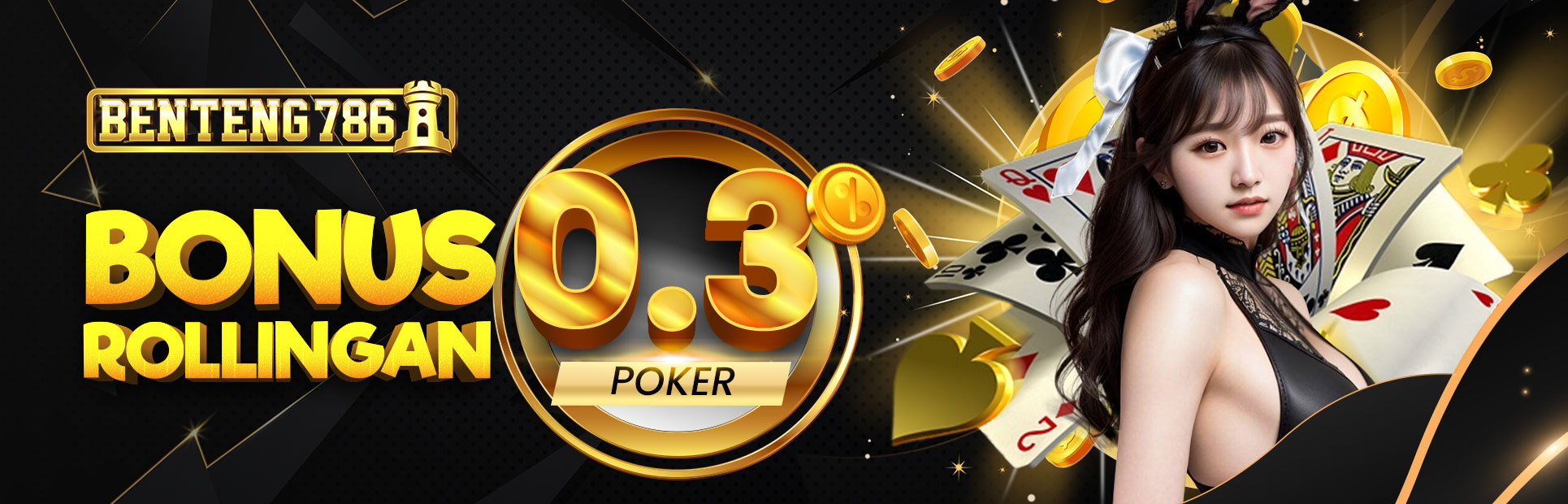 BONUS ROLLINGAN POKER 0.3%